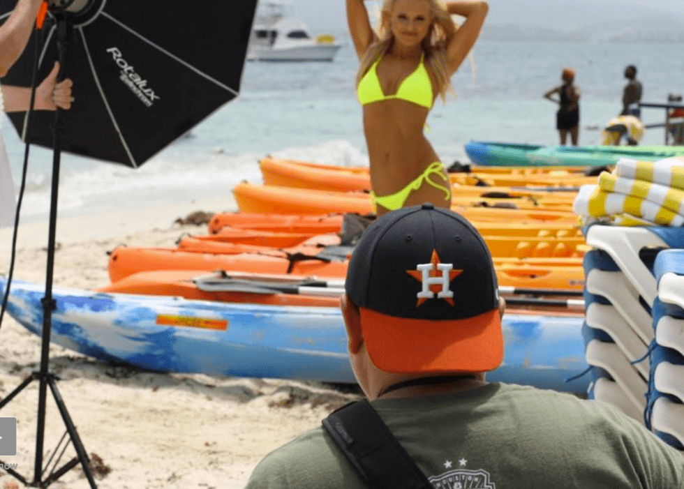 Houston Texans Cheerleader Swimsuit Calendar Reveal Incoming - Battle Red  Blog