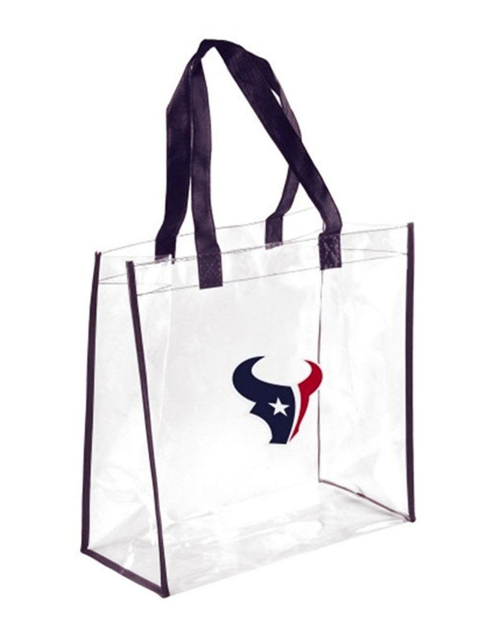 Houston Texans reusable clear plastic stadium bag