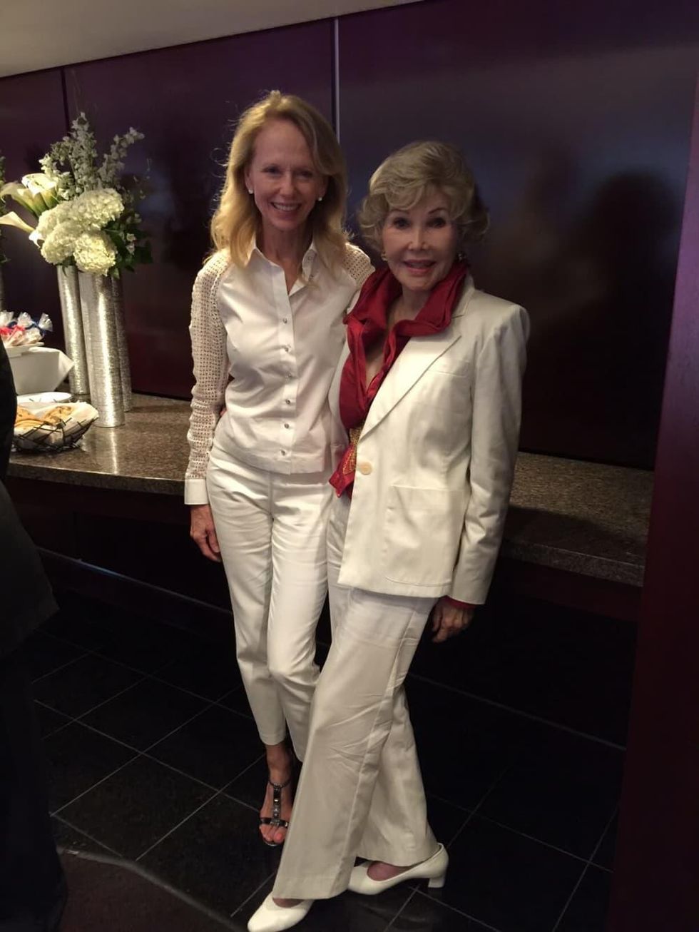 Houston Texans season opener, 9/26 Susan Sarofim, Joanne King Herring