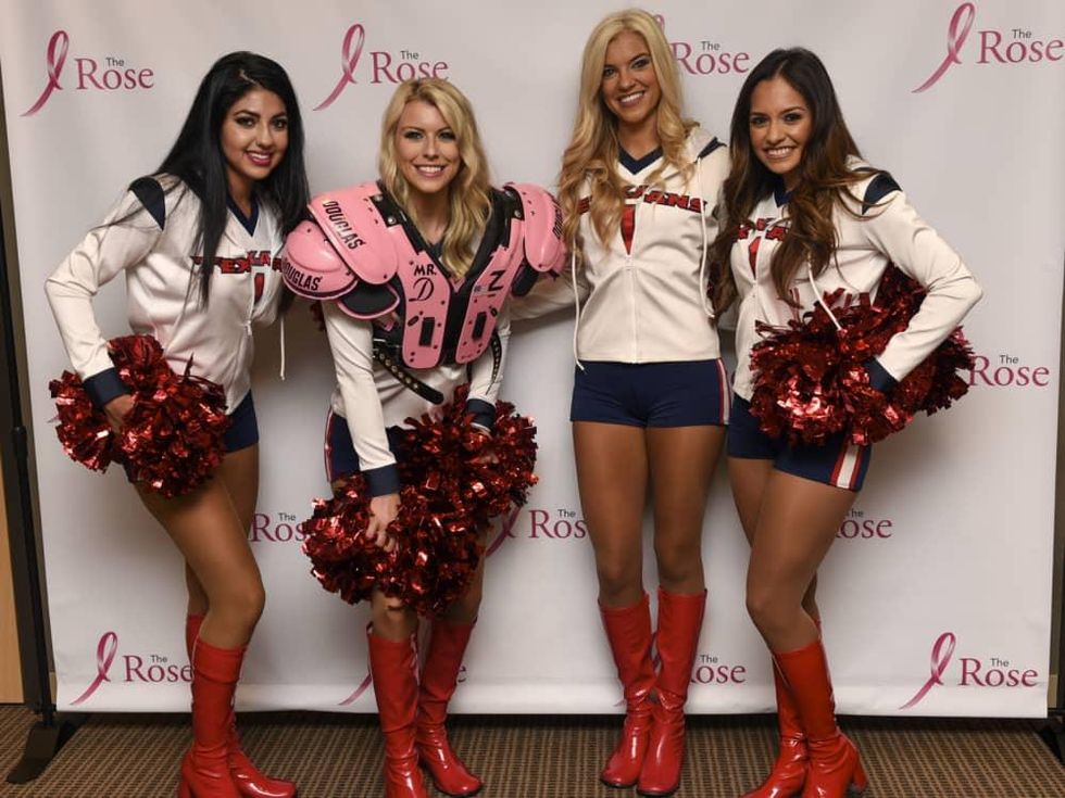 Houston, The Rose Pink Pads, July 2015, Texans cheerleaders