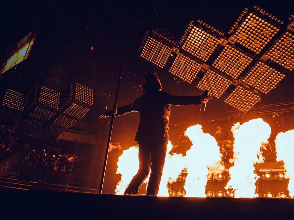 Houston, The Weeknd, December 2015, onstage