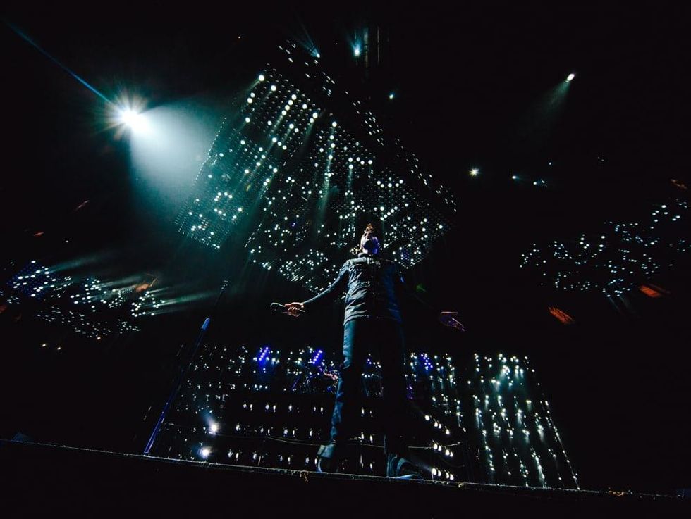 Houston, The Weeknd, December 2015, onstage