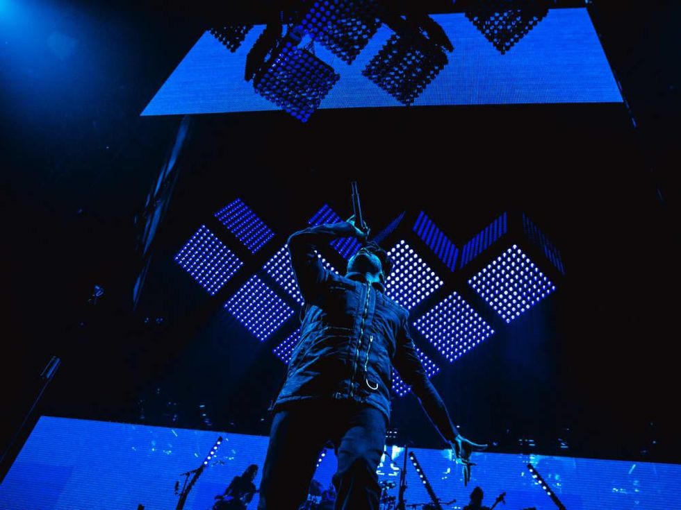 Houston, The Weeknd, December 2015, onstage