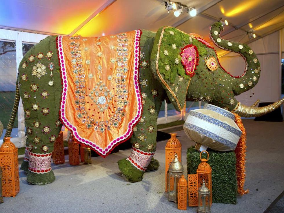 Houston, Tiger Ball, March 2017, bejeweled elephant