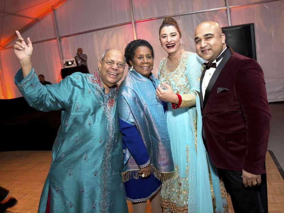 Houston, Tiger Ball, March 2017, Nat Krishnamurthy, congresswoman Sheila Jackson Lee, gala guest