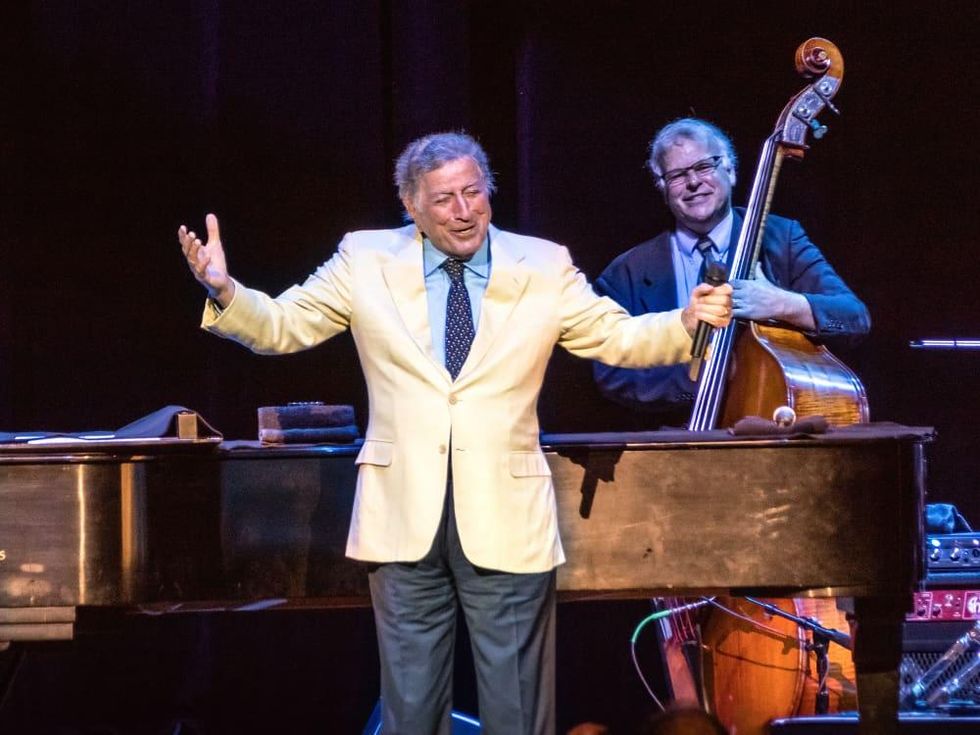 Houston, Tony Bennett live at Smart Financial Center, March 2017, Tony Bennett onstage