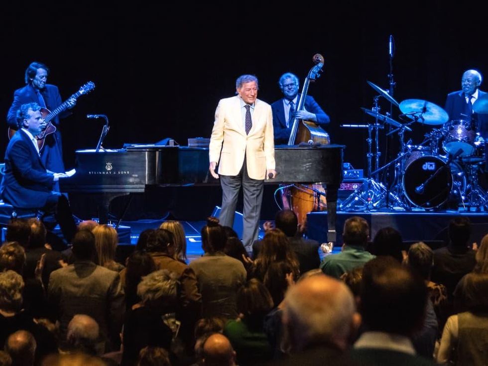 Houston, Tony Bennett live at Smart Financial Center, March 2017, Tony Bennett onstage