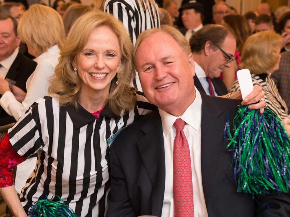 Houston, Touchdown for Teach with Peyton Manning, Susan Sarofim, Gary Petersen