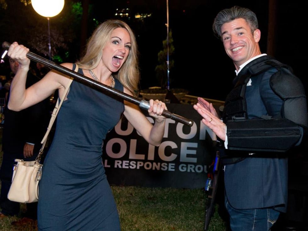 Houston, True Blue Gala, November 2017, Brittany Cerroni, Mark Cerroni