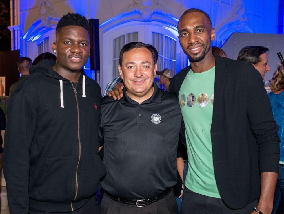 Houston, True Blue Gala, November 2017, Clint Capela, Art Acevedo, Luc Mbah A Moute.