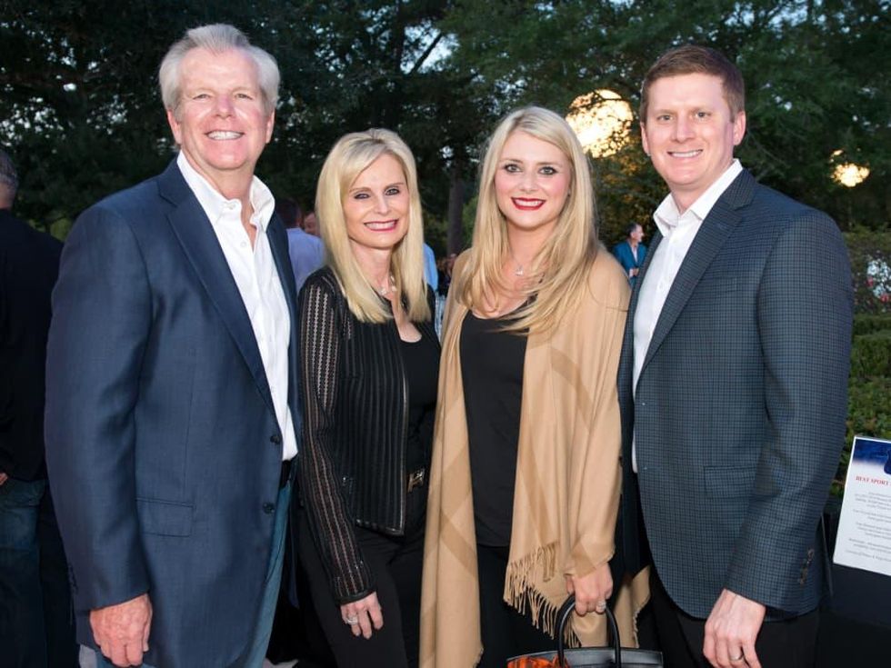 Houston, True Blue Gala, November 2017, Gregg and Jo Lynn Falgout, Christine and Bill Gutknecht