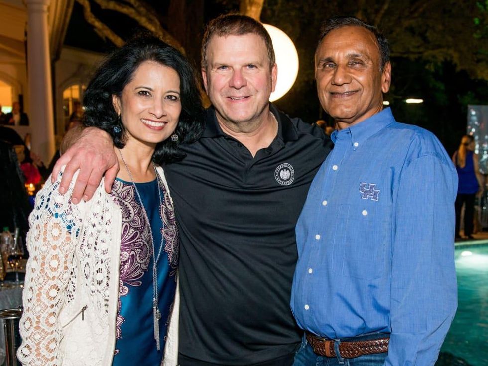 Houston, True Blue Gala, November 2017, Renu Khator, Tilman Fertitta, Suresh Khator