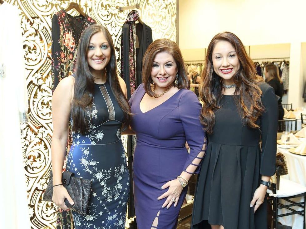 Houston, Una Notte in Italia Kick Off, Oct. 2016, Sippi Khurana, Debbie Festari, Nancy Almodovar