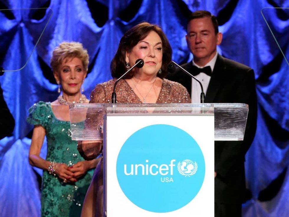 Houston, UNICEF Audrey Hepburn Society Ball, May 2017, Margaret Alkek Williams, Rosanette Cullen, Barron Segar