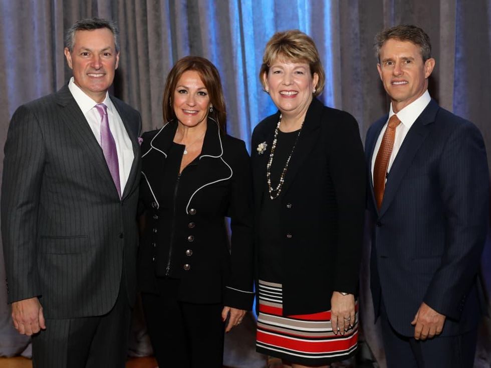 Houston, University of Texas at Austin Guardian of the Human Spirit Award Luncheon, November 2017, Gary Markowitz, Tali Blumrosen, Dr. Kelly J. Z\u00fa\u00f1iga, Eric Blumrosen