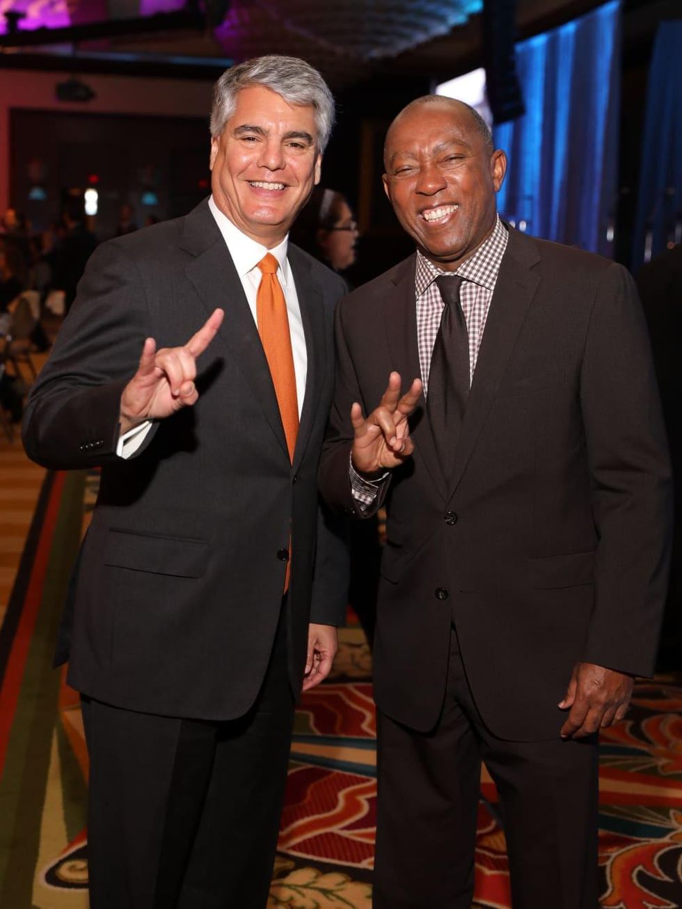 Houston, University of Texas at Austin Guardian of the Human Spirit Award Luncheon, November 2017, Gregory Fenves, Sylvester Turner