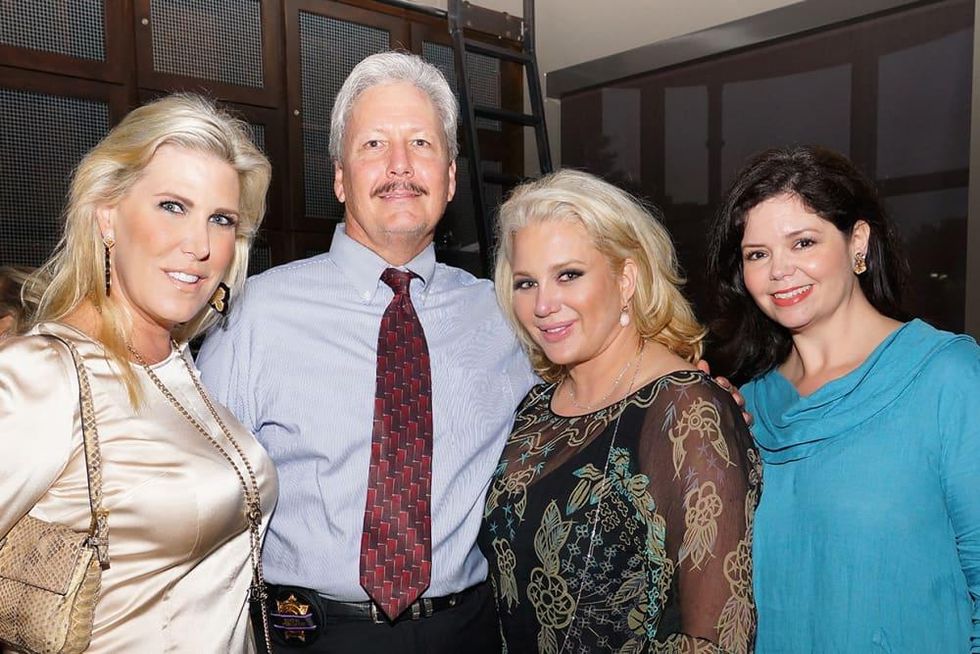 Houston, Unleashed K9's for Cops Kickoff Party, August 2015, Courtney Hopson, Ron Hickman, Kristi Schiller, Leigh Williams.