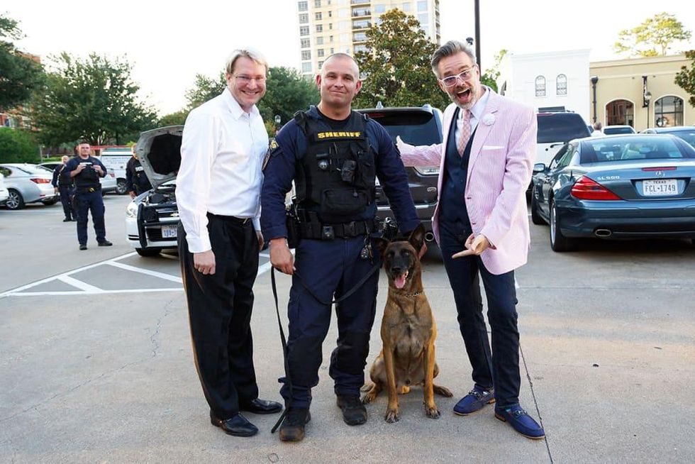 Houston, Unleashed K9's for Cops Kickoff Party, August 2015, Matt Burrus, Chris Moore, Michael Pearce