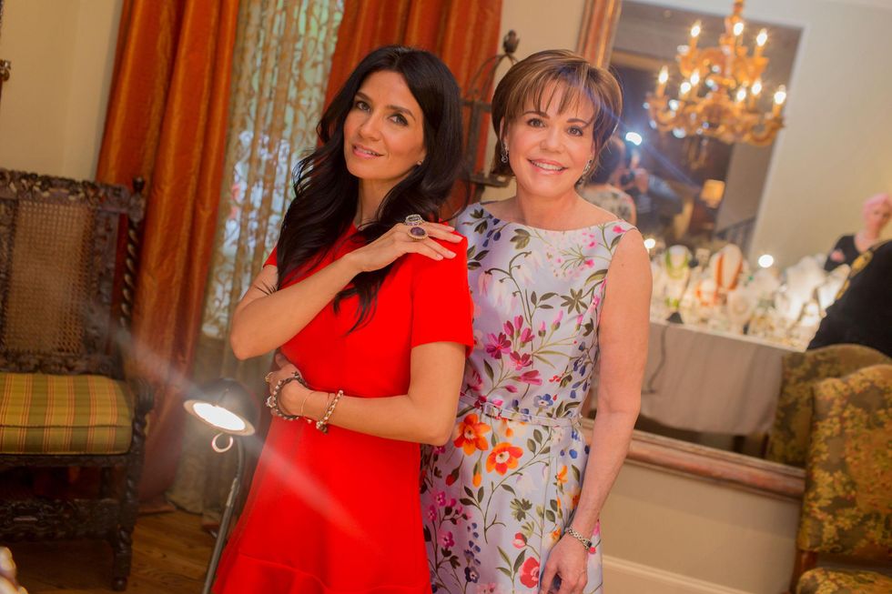 Houston, Vivian Wise and Peter Martino jewelry party, May 2015, Maya Fasthoff, Hallie Vanderhider