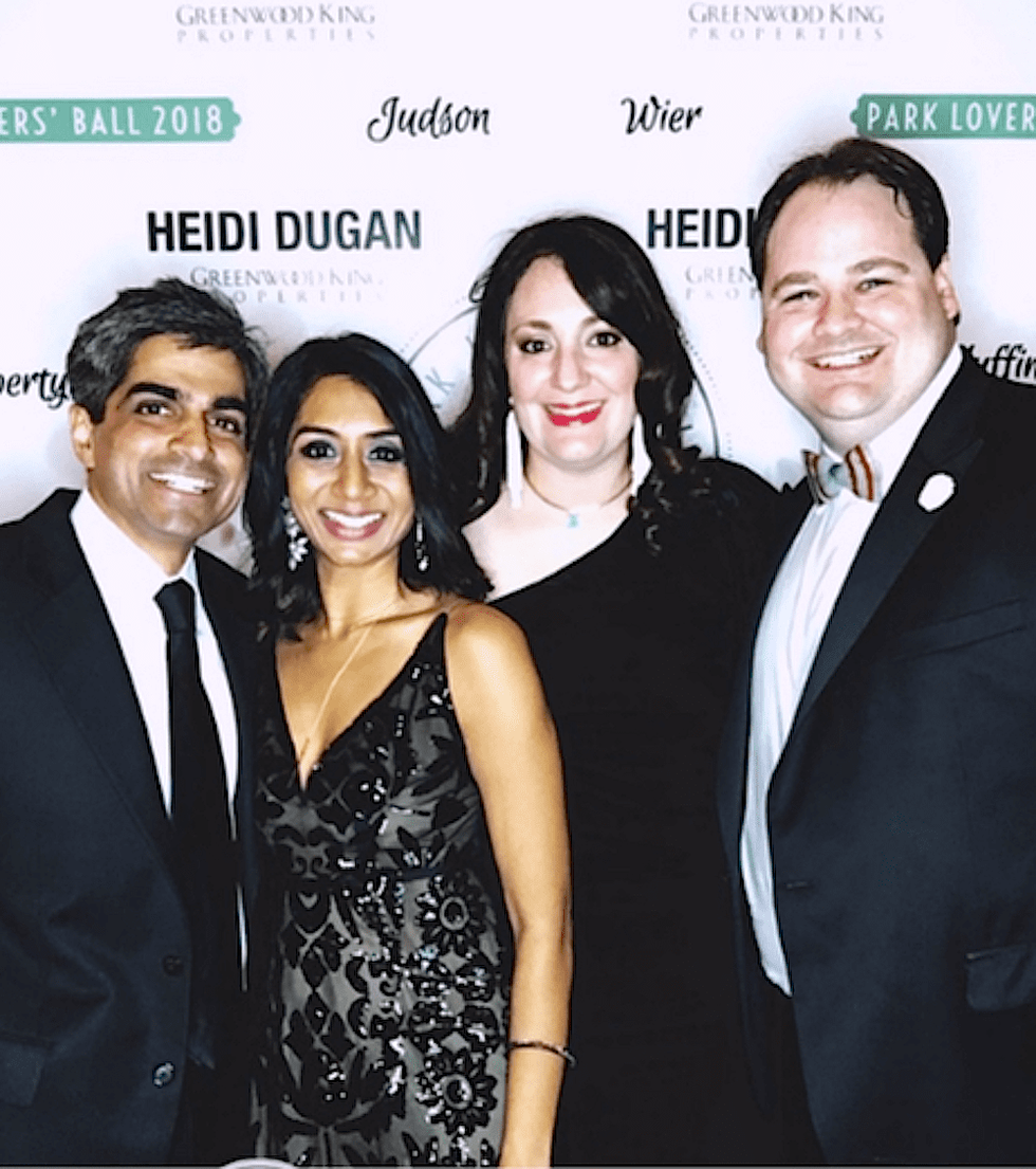 Houston, West University Park Lovers\u2019 Ball, February 2018, Vikas Shah, Prina Shah, Mitra Woody, Josh Woody