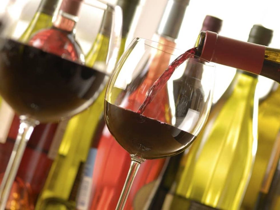 Houston, Wine glass pouring, July 2015