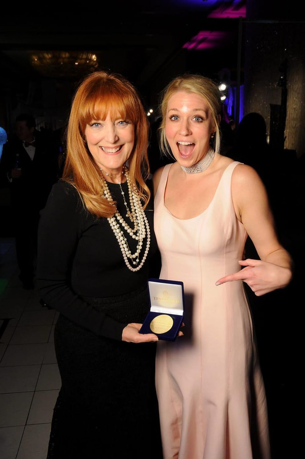 Houston, Winter Ball Women of Distinction, Feb 2017, Gracie Cavnar, Cristina Stith