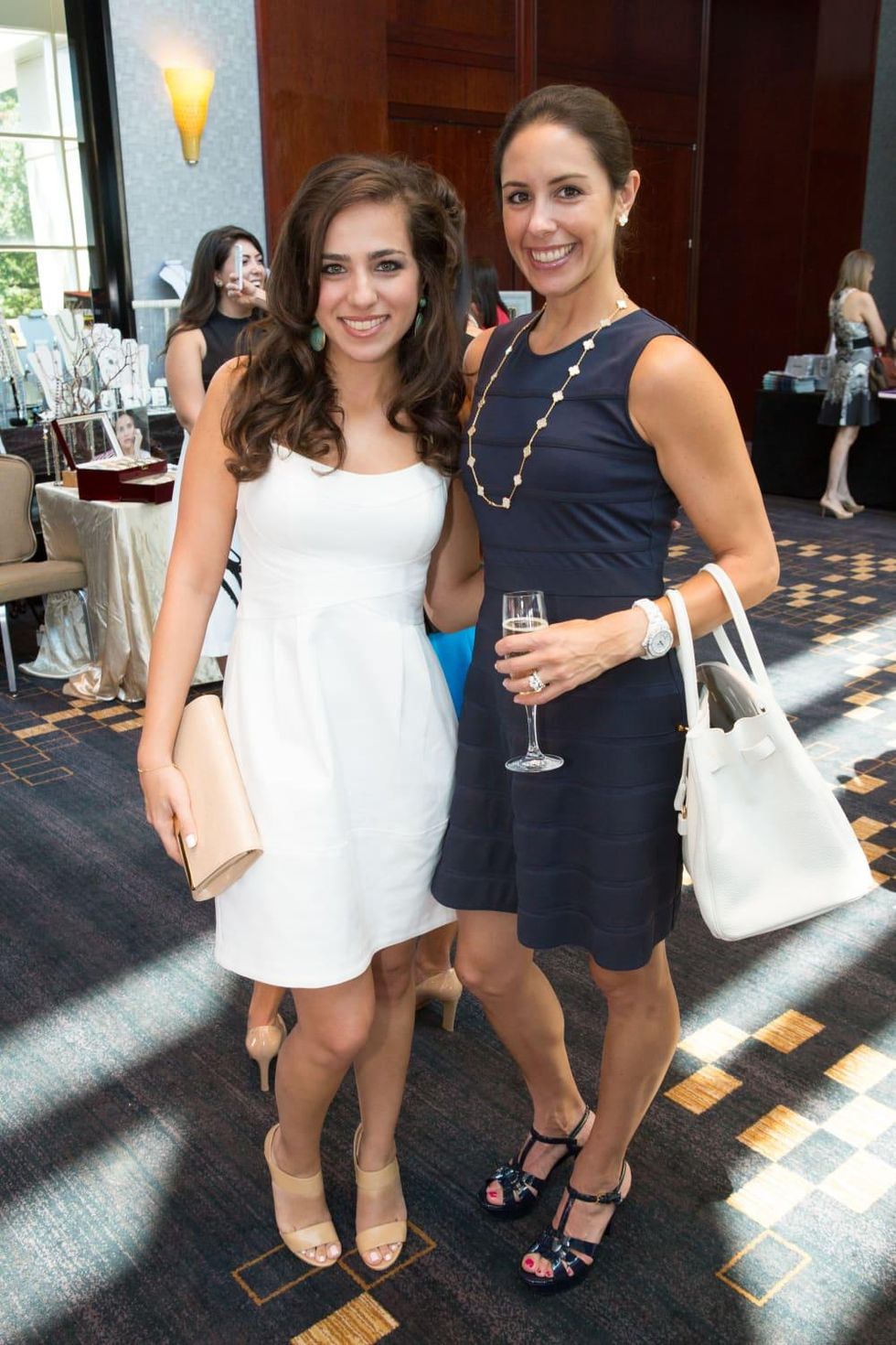 Houston, Woman's Hospital of Texas Labor Day Luncheon, August 2015, Jenan Adham, Lindsey Amiralai