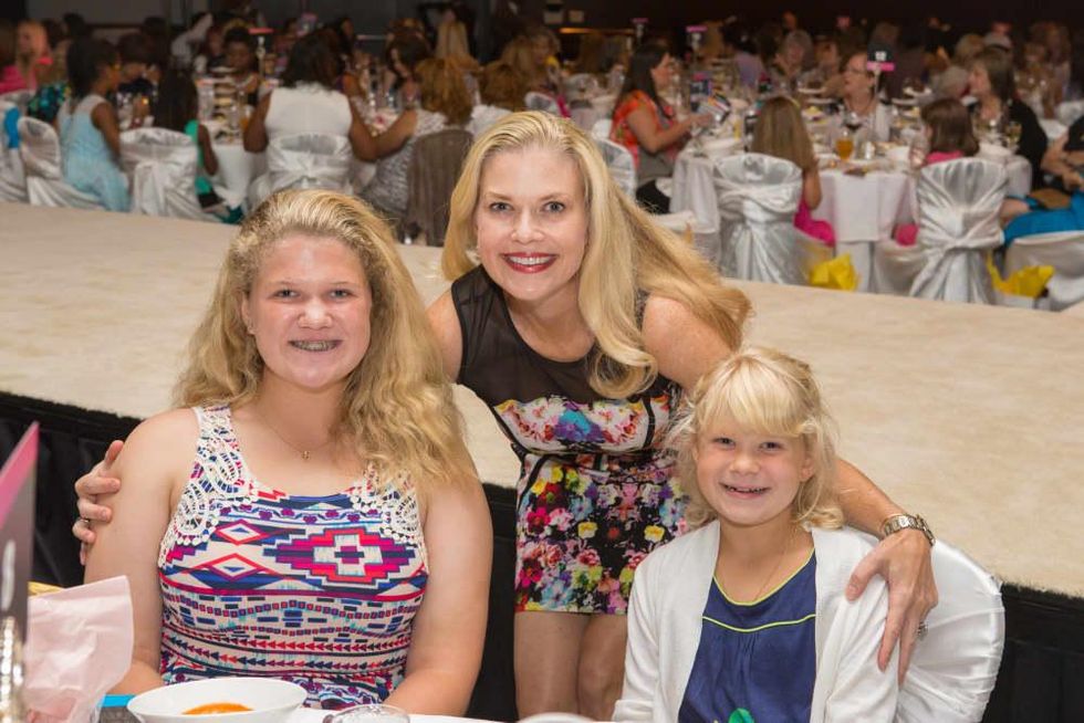 Houston, Woman's Hospital of Texas Labor Day Luncheon, August 2015, Kendall Pierce, Kaitlyn Pierce, Amy Pierce