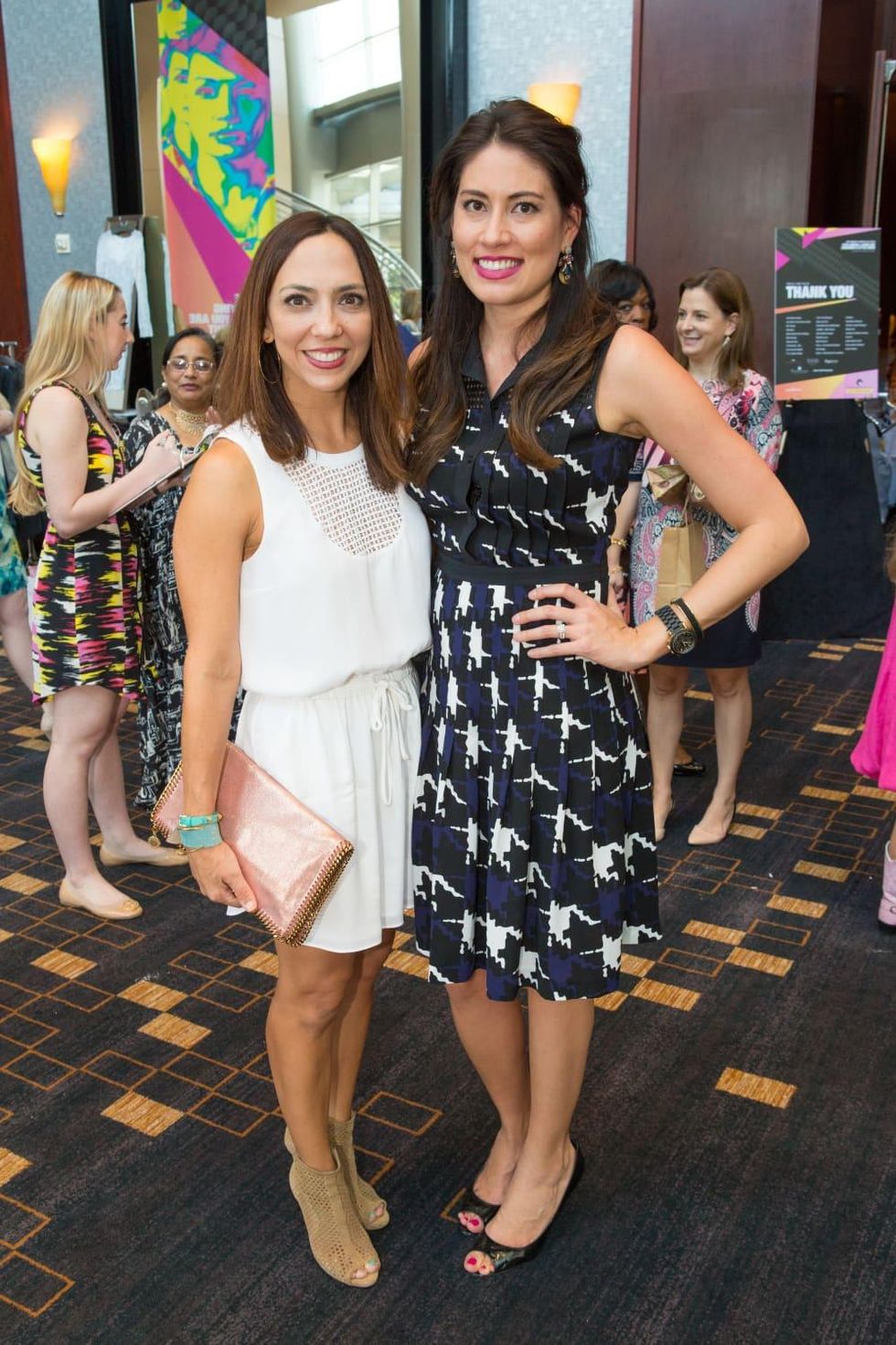 Houston, Woman's Hospital of Texas Labor Day Luncheon, August 2015, Veronica Pullicino, Laureen Lucas
