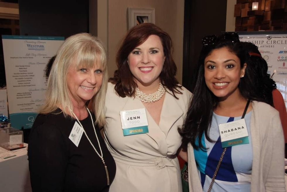 Houston, Women\u2019s Excellence in Business Series Luncheon, May 2016, Jeannie Bollinger, Jenn Todd, Shabana Quershi