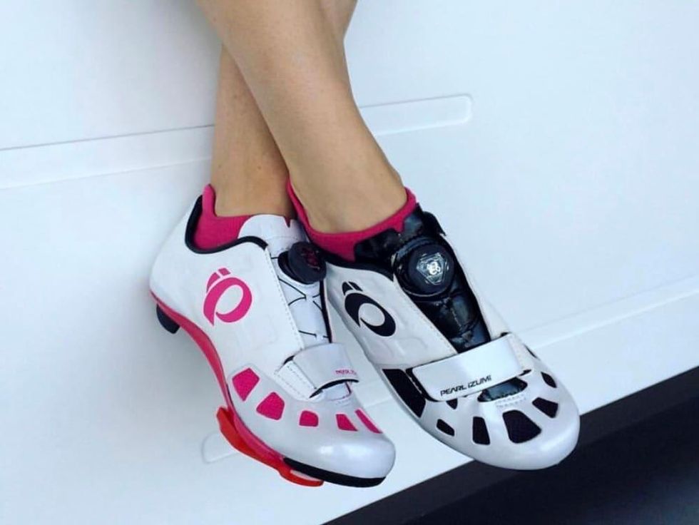 Houston, workout tips with Ryde instructor Morgan Bocca, Feb 2017, spin shoes