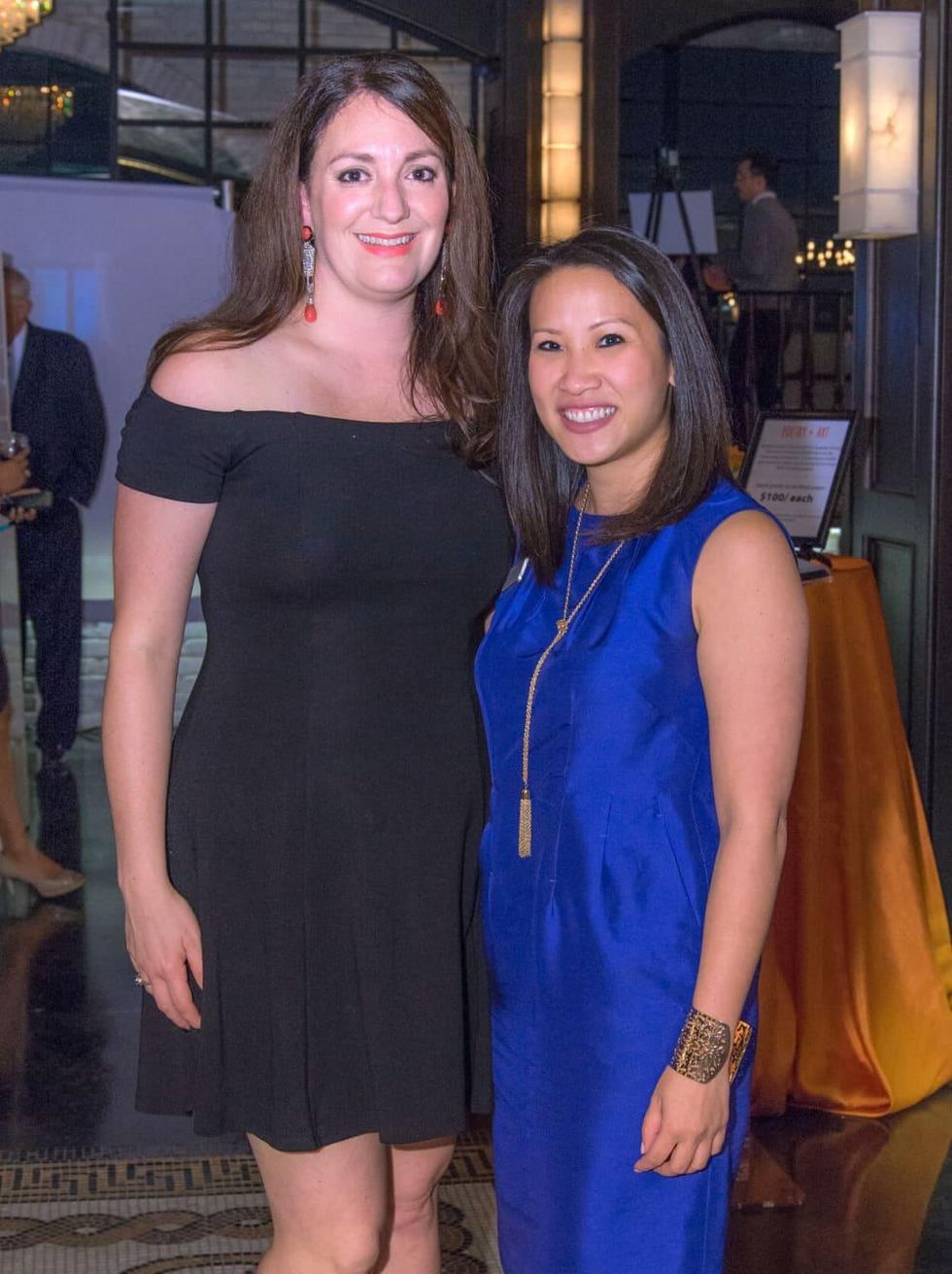 Houston, Writers in the Schools gala, Dec 2016, Mitra Woody, Julie Tran