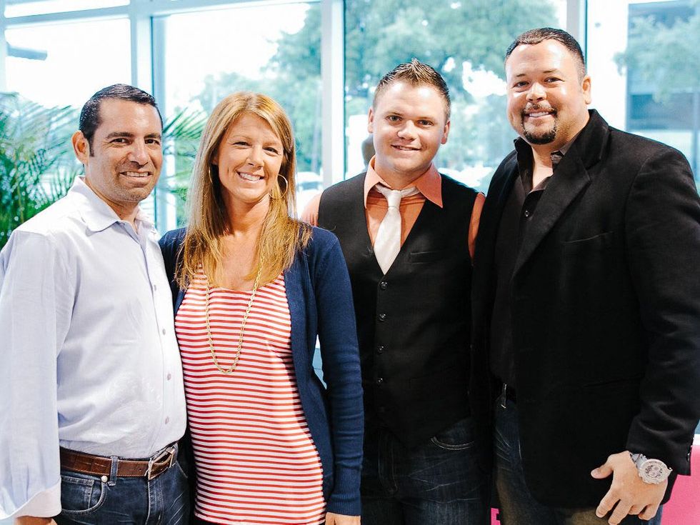 Houston Young People for the Arts Culture Collision Wrap-up May 2013 Sherif Ali, Leslie Slayter, Jarrod Banning, John Donato