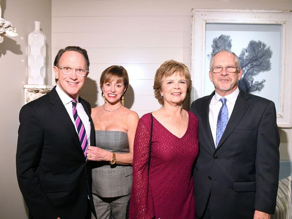 Houston, ZaZa Memorial City grand opening, February 2018, Charlie Givens, Laurie Givens, Becky Dykes, Tim Dykes