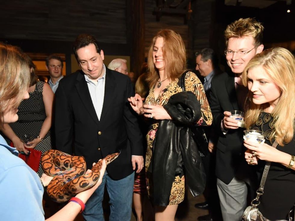 Houston Zoo Ambassadors Gala snake