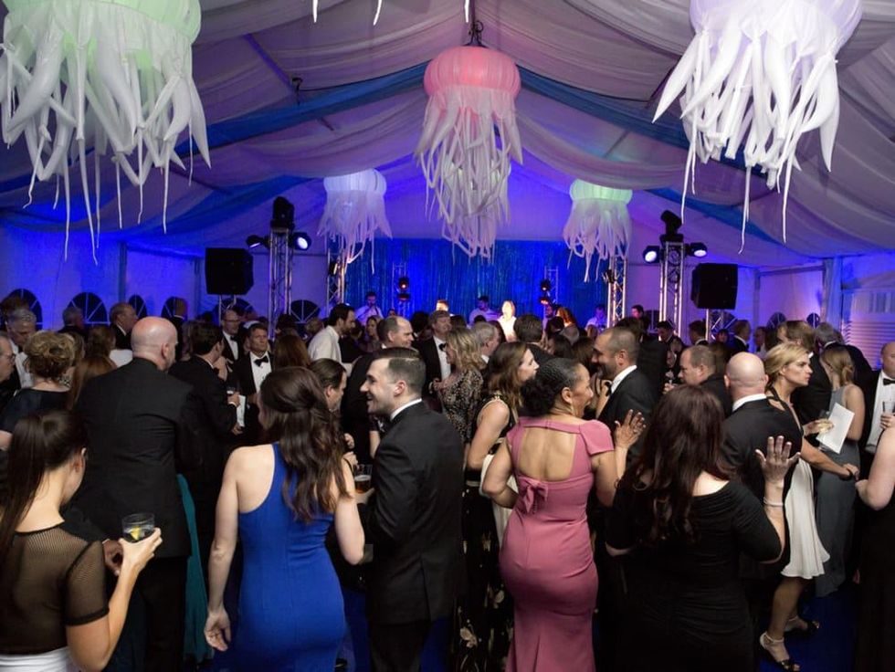 Houston, Zoo Ball Aquatic Affair, April 2017, decor