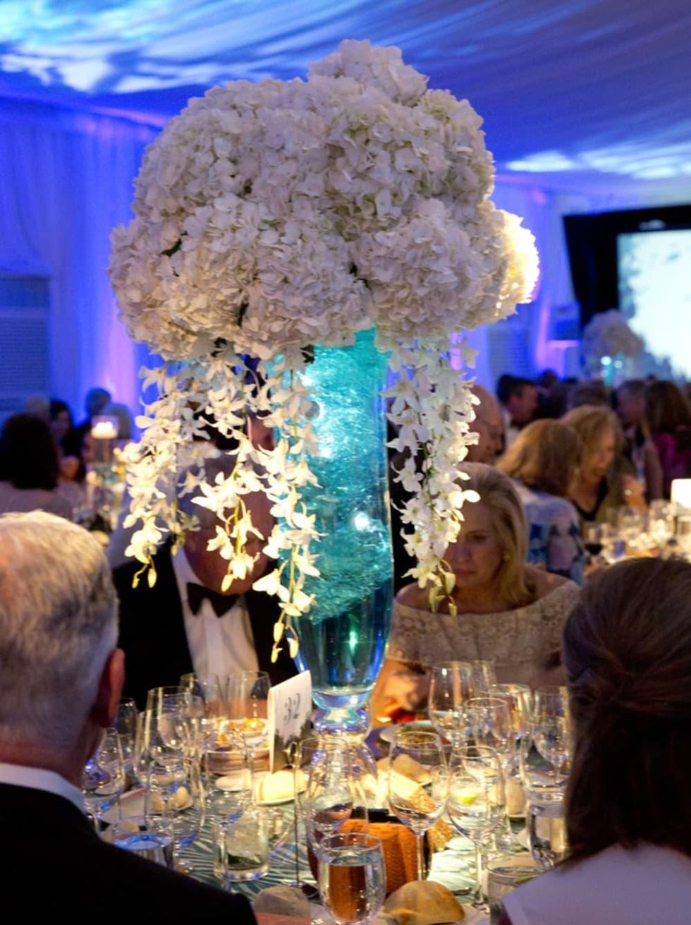 Houston, Zoo Ball Aquatic Affair, April 2017, flowers