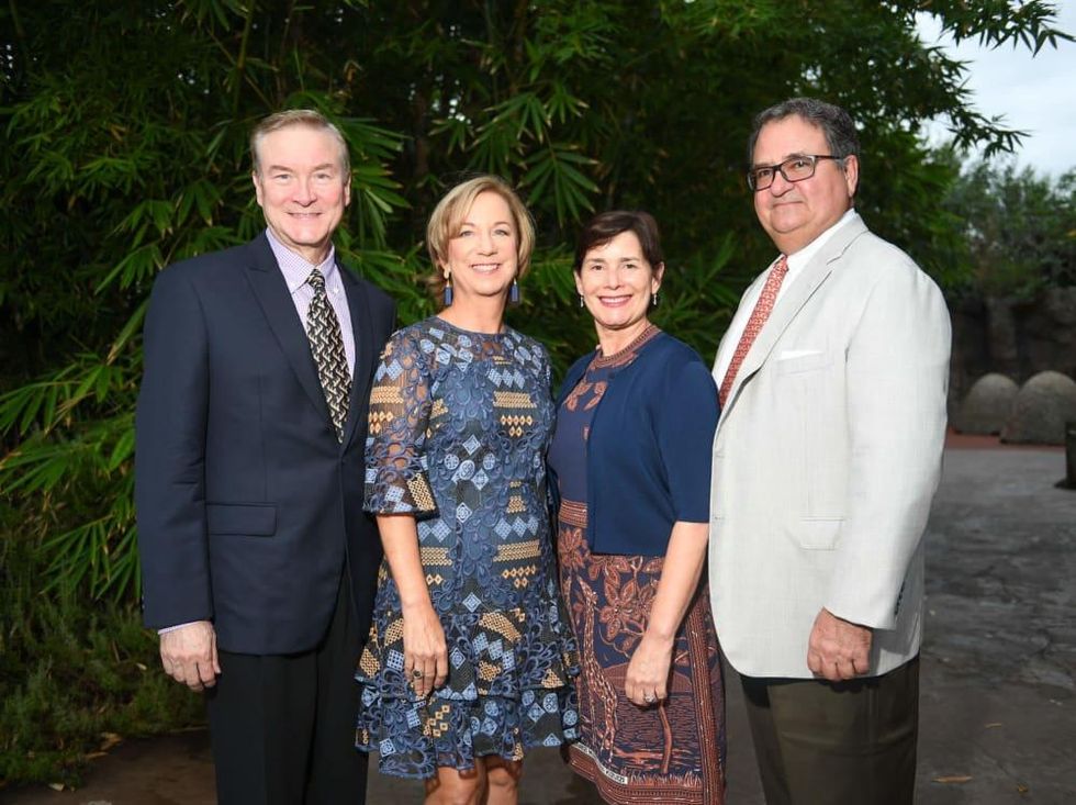 Houston, Zoo Ball, Oct. 2016, David Pustka, Nancy Pustka and Randa Weiner, K. C. Weiner
