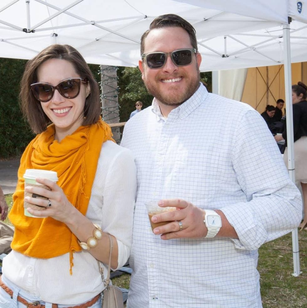 Houston Zoo Flock brunch, March 2016, Marianne Terrell, Kenny Terrell