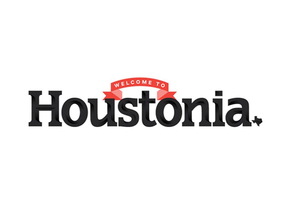 Houstonia magazine, logo, white background