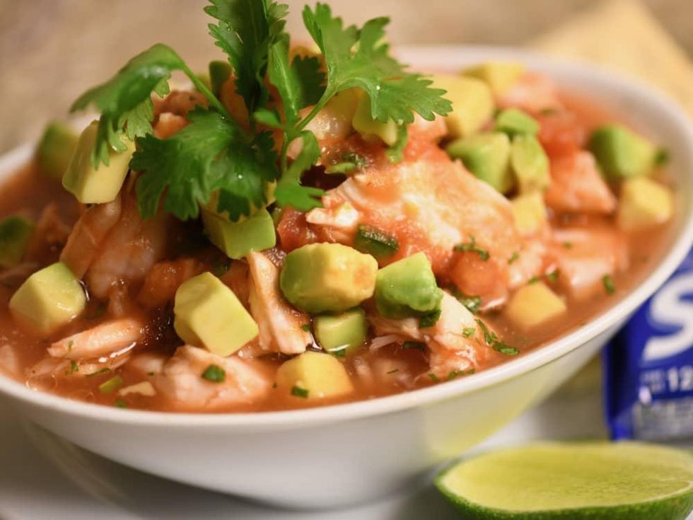 Houstonian Tribute seafood cocktail