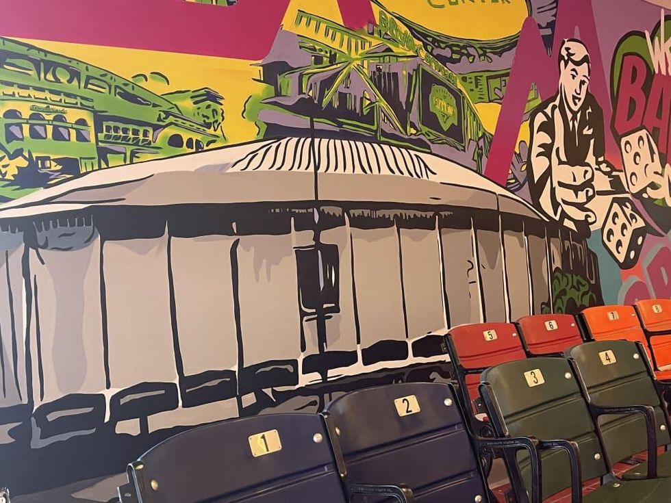 Houstonopoly Astrodome mural