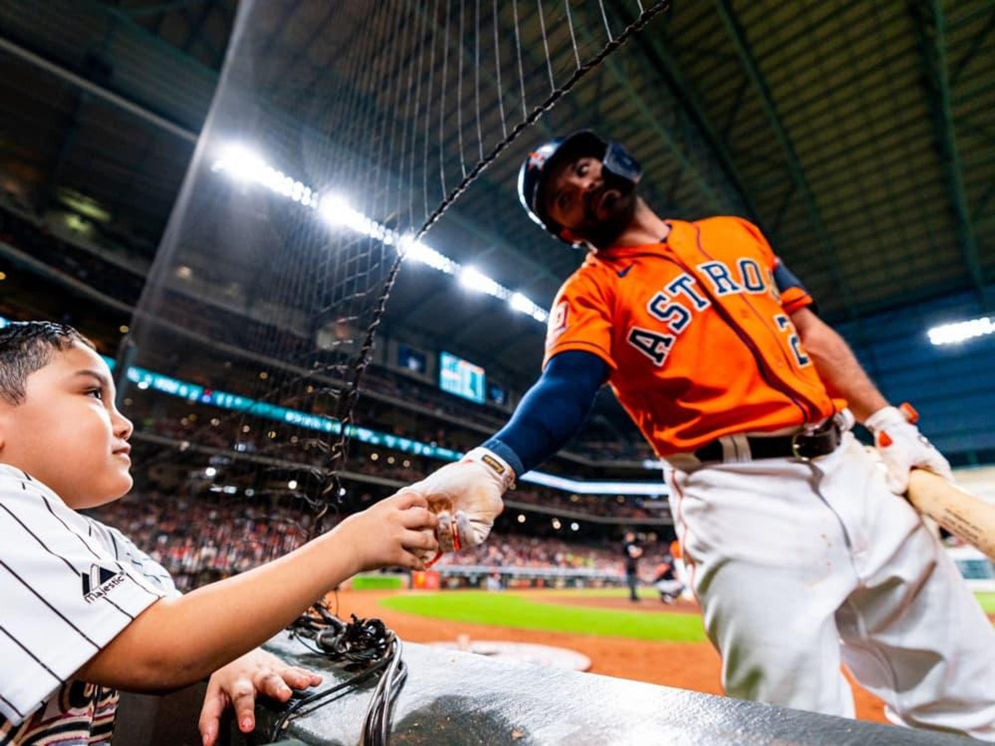 Houton Astros Jose Altuve fan kid