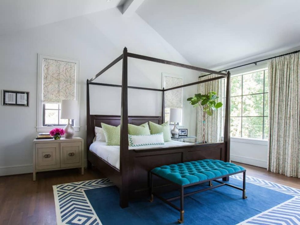 Houzz Houston house home Southern Americana Spanish colonial June 2016 bedroom