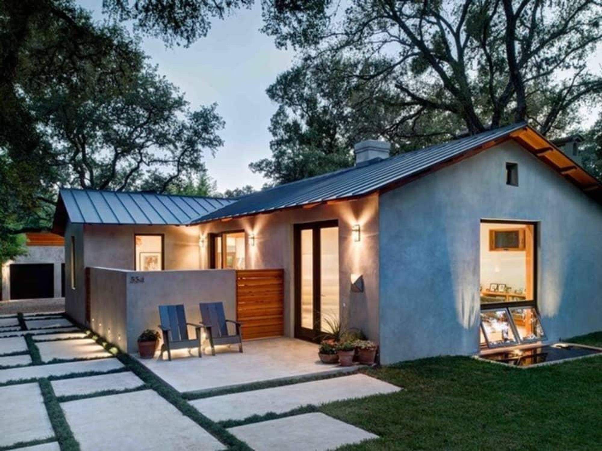 Houzz San Antonio home Outdoor Living House 334 Alamo Heights exterior front