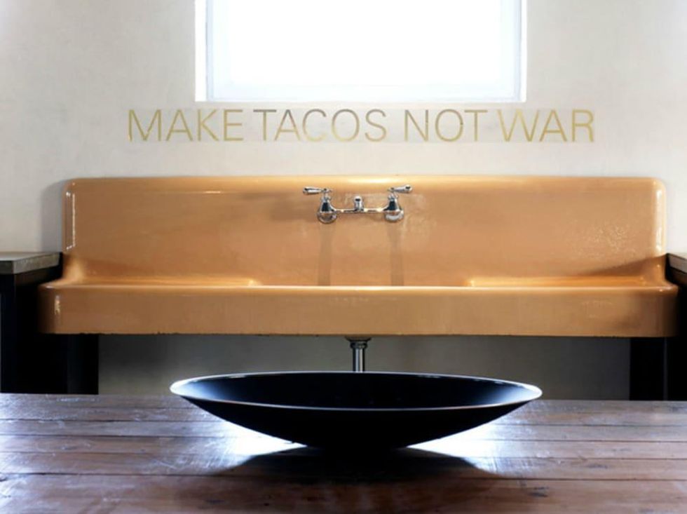 Houzz Texas style make tacos not war