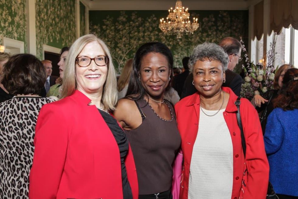 HSPVA luncheon, Feb. 2016, Carole Nelson, Lauren Anderson, Patricia Bonner