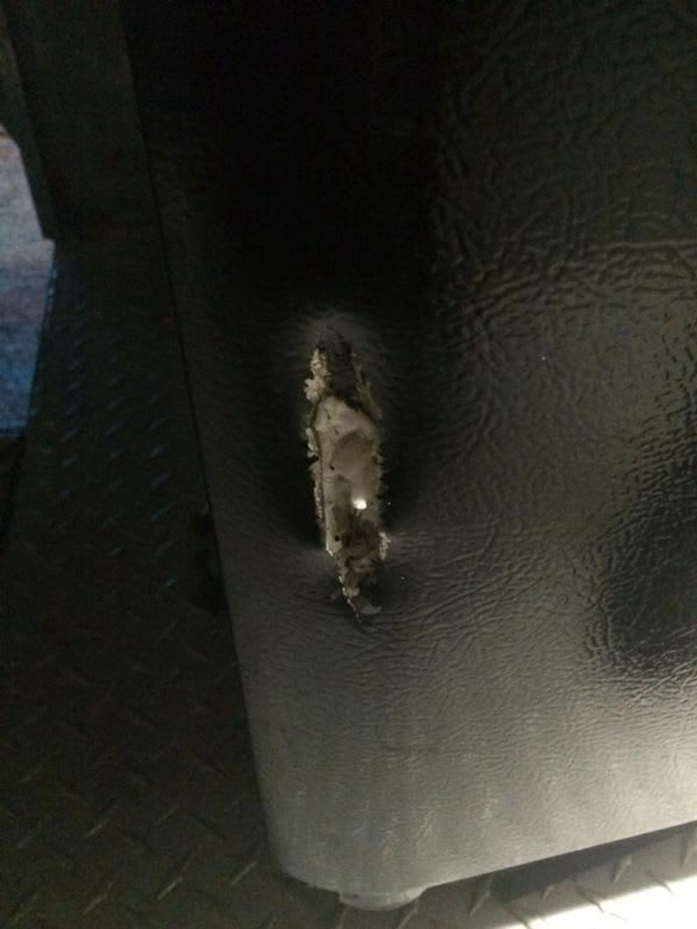 HTown StrEATs food truck bullet hole