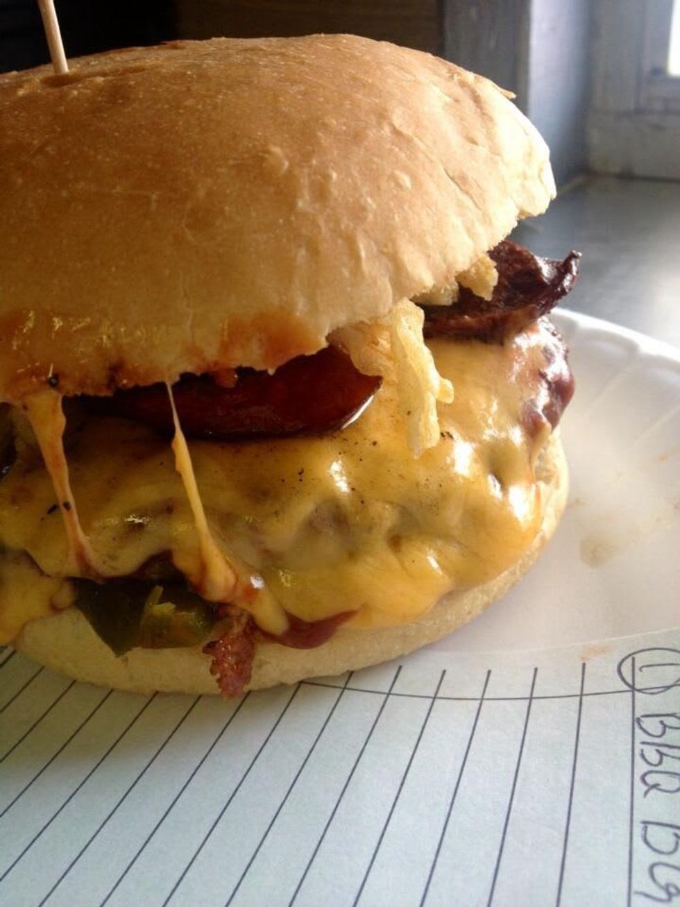 Hubcap Grill Texas BBQ Burger