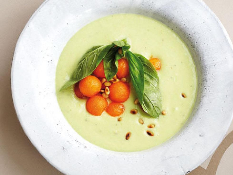 Huffington Post chilled avocado soup